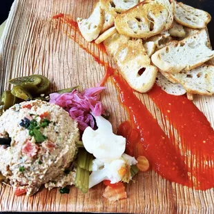 Most excellent fish spread.