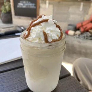 Salted caramel ice cream