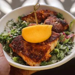 Gluten free fish salad