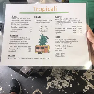 New Menu