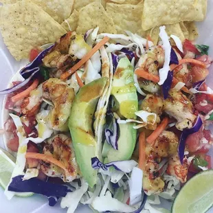 Mango Chipotle Shrimp tacos