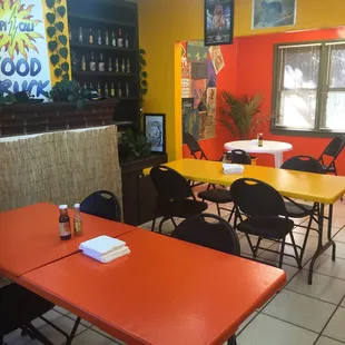 They even have inside A/C seating