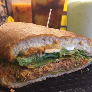 Chipotle Chicken Torta