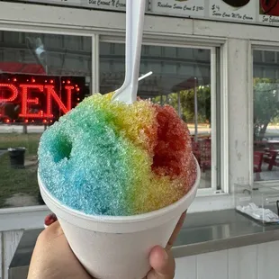 Rainbow Snowcone