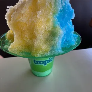 Small blue Hawaiian and mango