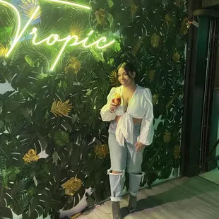 Very cute selfie wall