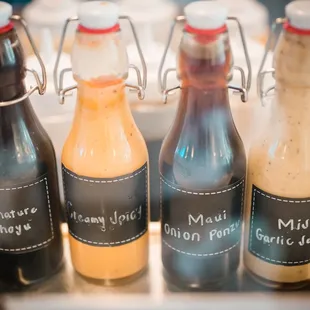 House made Poke sauce.  Poke bowl near me