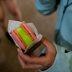 ice cream macaron