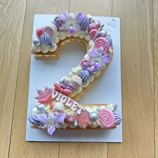 Medium number cake