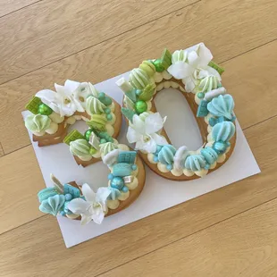 Medium number cake