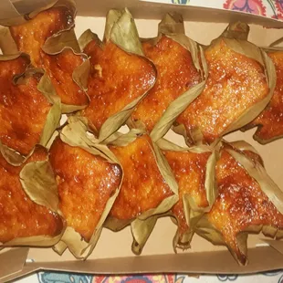 Bibingka with ube filling