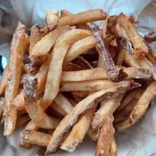 Crispy fries.