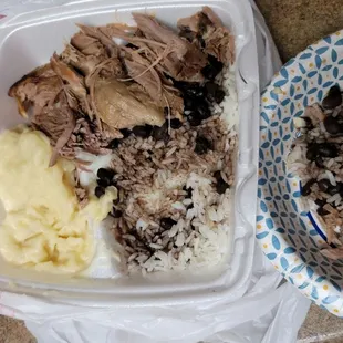 Starving, I almost forgot snap a pic of my meal. So much food! Their mashed yucca was amazing.