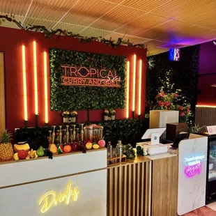 interior, sushi and sashimi