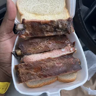 Rib sandwich