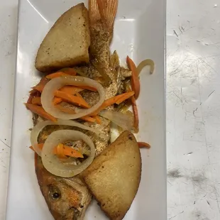 Escoviich fish /bammy