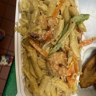 Shrimp Rasta pasta