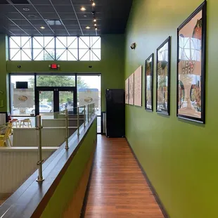 the interior of a restaurant