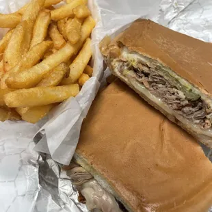 Cuban and fries