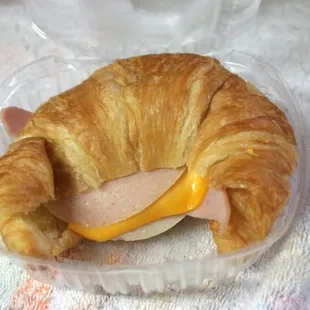 The $1.99 Crossiant sandwich