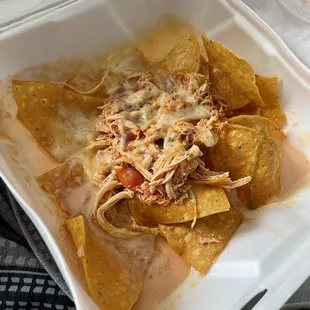 Chicken nachos