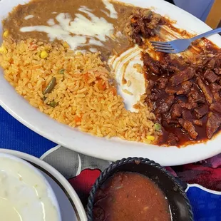 Chille colorado. Husband said it was the best one we ever had.