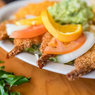 a plate of fish and chips