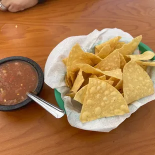 Chips and salsa. Trying this place in Pomona.