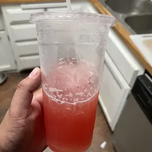 Agua de sandía   Watermelon water