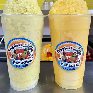 Raspado de vainilla y RomPope