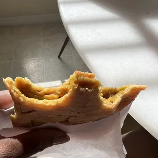This Shrimp patty was fire!
