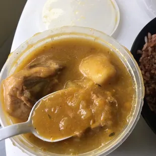 Jamaican chicken soup