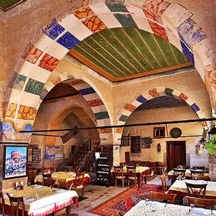 Restaurant in Cappadocia, Turkey on the Footsteps of Paul Tour.