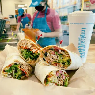 food, wraps, burrito, burritos and wraps