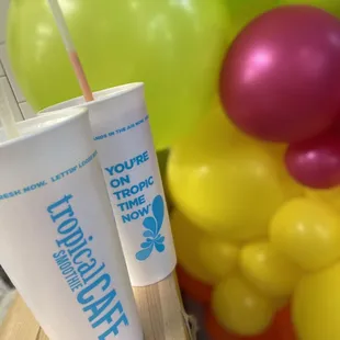 Paradise Point smoothie &amp; Mango Magic smoothie | Tropical Smoothie Cafe | Seffner FL | May 12, 2022