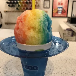 Rainbow (Red &amp; Blue Raspberry + Pineapple)