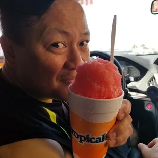 Melon berry snow cone