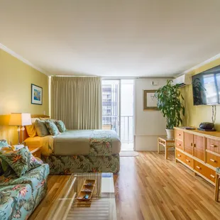 Relax in the room which is larger than a normal hotel room.