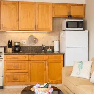 You don't have to bring much with you! If you stay at our vacation rentals you will have almost everything you would find at home.