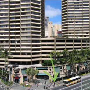 We are located downstairs on the first floor of Discovery Bay