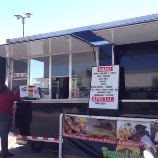 The new truck! Nice upgrade from the tent