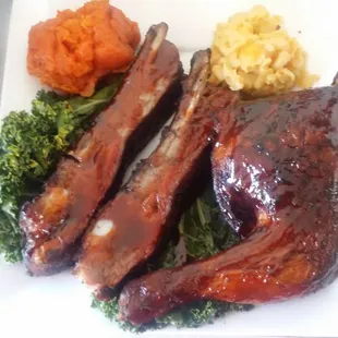 Rib not chicken combo...