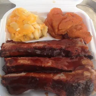 ribs, food, bbq ribs
