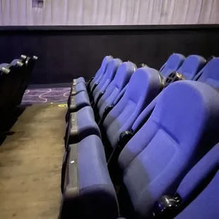 There seats are not very comfortable and will be glad when they get the new reclining seats added soon