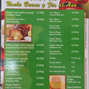 Christmas and New Years Eve Specials / Especiales de navidad y año nuevo