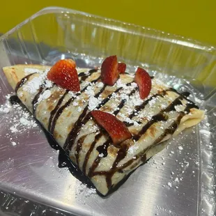 strawberries and chocolate