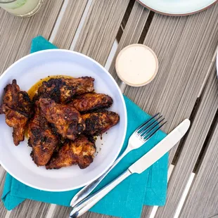 San Miguel dry rub wings
