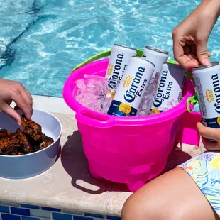Sand buckets of coronas or your favorite local beer!