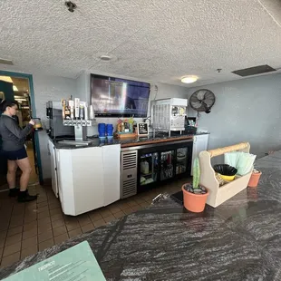 Two TVs behind the bar 2/5/25