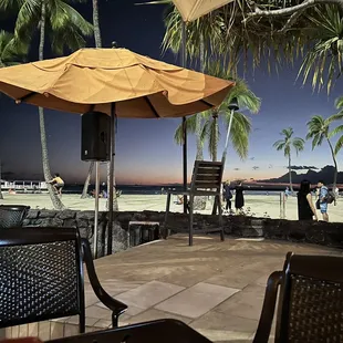 Beautiful sunset seating at the open patio.